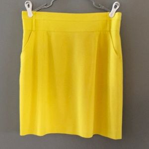 Yellow A-line Skirt